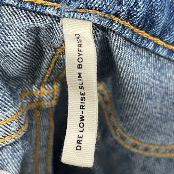 Rag & Bone Dre Low Rise Slim Boyfriend Denim Jeans Blake Cotton Size 27 - Picture 11 of 12